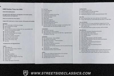 1989 Pontiac Firebird Trans Am WS6