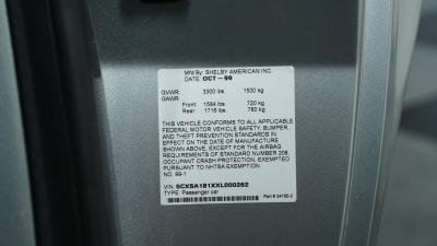 1999 Shelby Series 1