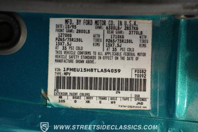 1996 Ford Bronco 4X4 Eddie Bauer