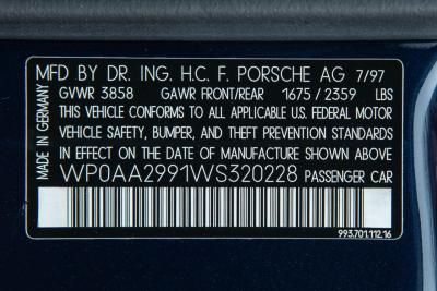 1998 Porsche 911 C2S 1998 Porsche 911 C2S