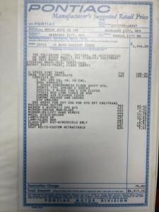 1965 Pontiac GTO Tri Power