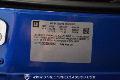 2016 Chevrolet Corvette Z06 1LZ