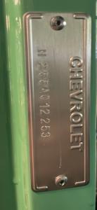 1955 Chevrolet 3100 Big Back Window