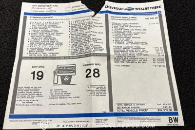 2001 Chevrolet Corvette Z51