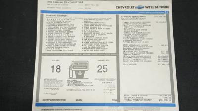 2002 Chevrolet Camaro Z28 Convertible