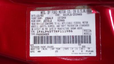 1994 Ford Mustang Cobra Pace Car Convertible Tribute