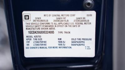 1999 Chevrolet Silverado 2500 4X4