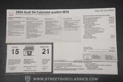 2004 Audi S4 Cabriolet