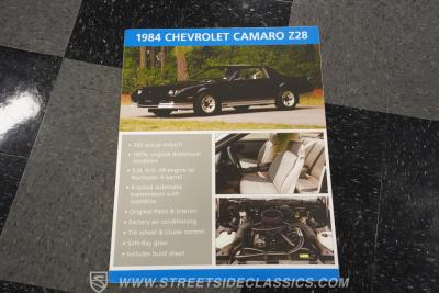 1984 Chevrolet Camaro Z/28 L69