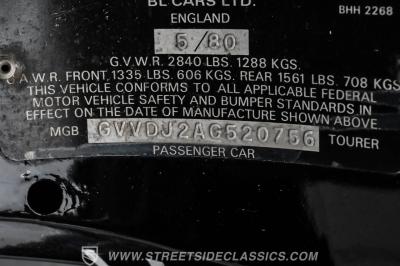 1980 MG MGB Limited Edition