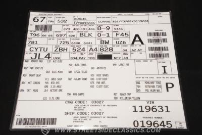 2000 Chevrolet Corvette Convertible