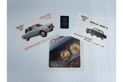 1968 Alfa Romeo Giulia 1600 S Scioneri &ldquo;Rare and unique&rdquo; (Certificato di Origine)