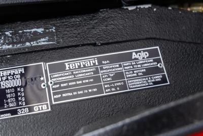 1989 Ferrari 328 GTB &ldquo;32.217 kms from new&rdquo; TOP Quality example
