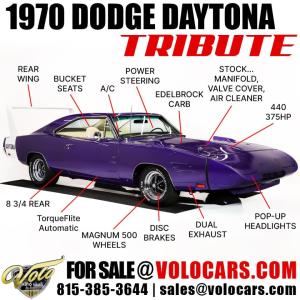 1970 Dodge Daytona Tribute