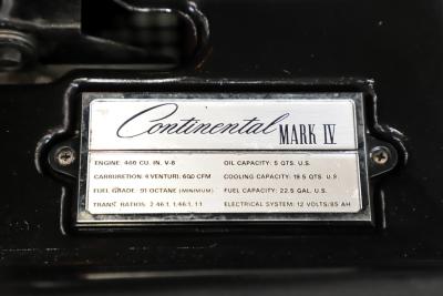 1973 Lincoln Continental MK IV Silver Luxury