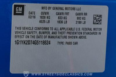 2016 Chevrolet Corvette Z51 2LT