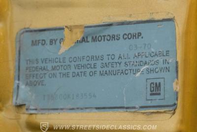 1970 Chevrolet El Camino SS Tribute