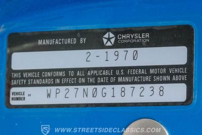 1970 Dodge Coronet Convertible R/T Tribute