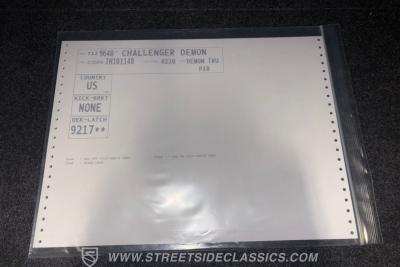 2018 Dodge Challenger SRT Demon