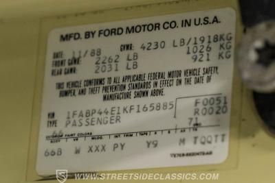 1989 Ford Mustang LX 5.0 Convertible