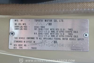 1980 Toyota Pickup 4X4