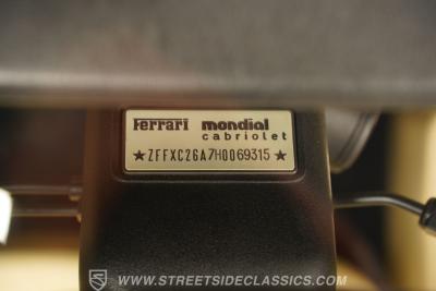 1987 Ferrari Mondial 3.2 Cabriolet