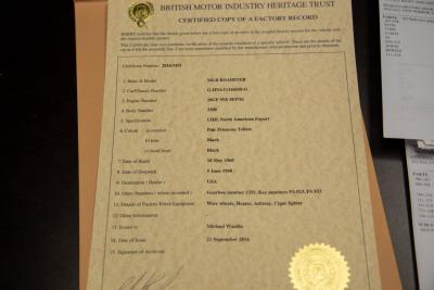 1968 MG MGB with OVERDRIVE