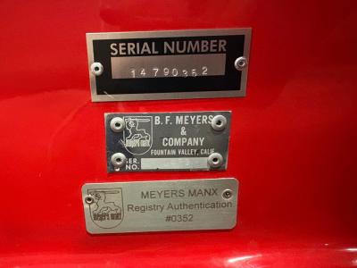 1967 Volkswagen Meyers Manx Dune Buggy