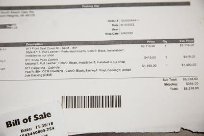 1985 Porsche M491 911 CABRIOLET