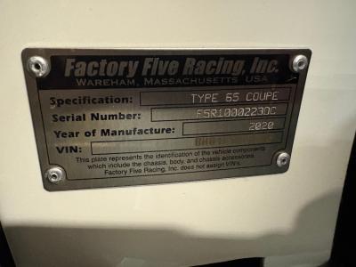 1965 Shelby Daytona Factory Five Type 65 Coupe