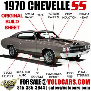 1970 Chevrolet Chevelle SS 454 LS6