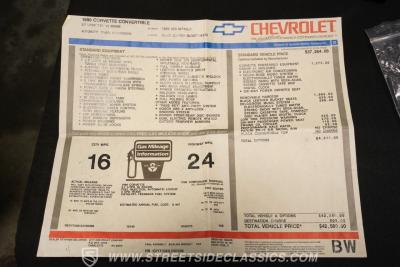 1990 Chevrolet Corvette Convertible