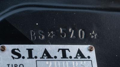 1953 Siata 208S Motto Spider