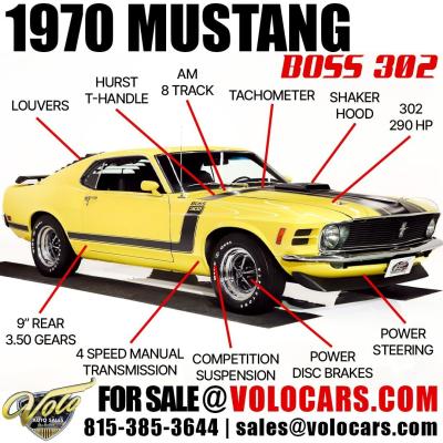 1970 Ford Mustang Boss 302