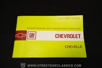 1971 Chevrolet Chevelle SS 454 Tribute Restomod