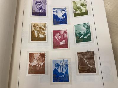 1970 Collectables Postzegels Kennedy collection