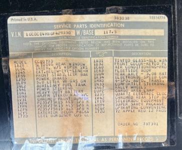 1986 Chevrolet C10 Silverado