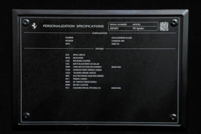 2022 Ferrari F8 SPIDER