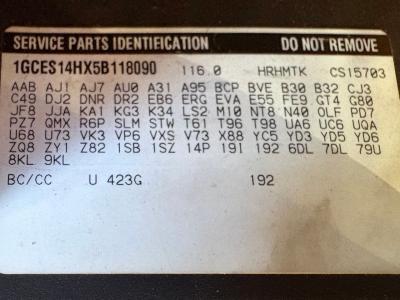 2005 Chevrolet SSR 6 Speed