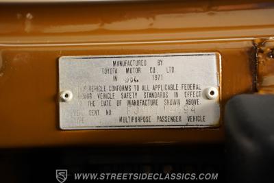 1971 Toyota Land Cruiser FJ40