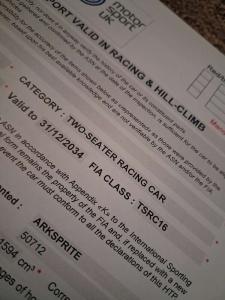 1970 ARK RACING SPRITE