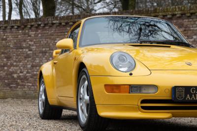 1995 Porsche 993 Carrera Coup&eacute; 3.6 &ldquo;Speed Yellow with Aero-kit&rdquo;
