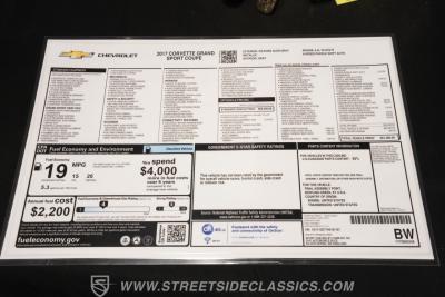 2017 Chevrolet Corvette Grand Sport 3LT