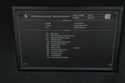 2022 Ferrari 812 GTS