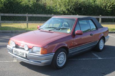 1990 Ford ESCORT XR3I CONVERTIBLE