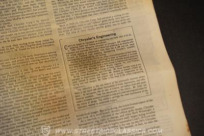 1932 Chrysler CI Rumble Seat Convertible