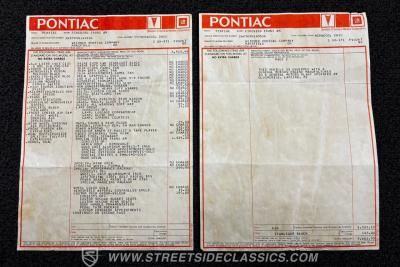 1979 Pontiac Firebird Trans Am SE WS6