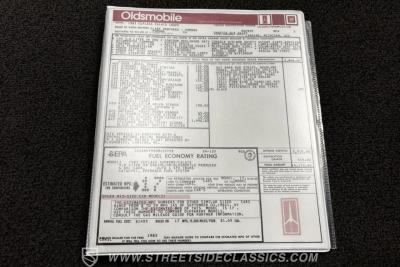 1983 Oldsmobile Cutlass Hurst/Olds 15th Anniversary