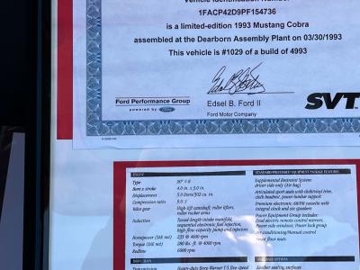 1993 Ford Mustang Cobra