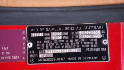 1986 Mercedes - Benz 560SL